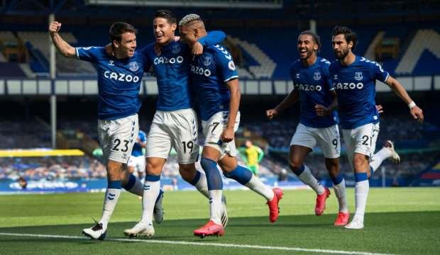 Everton, West Bromwich'e karşı şov yaptı