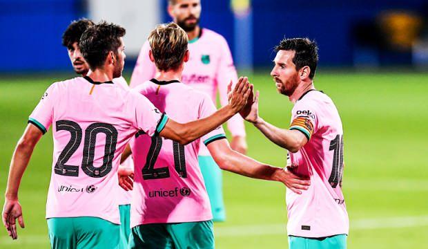 Messi şov yaptı, Barcelona kazandı