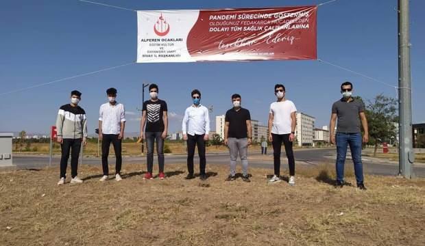 Alperen Ocaklarından sağlık çalışanlarına destek
