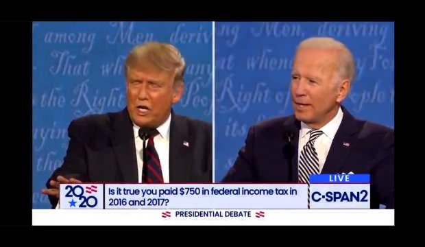 Canlı yayında tartışma! Biden'dan Trump'a: Ne zaman inşallah?