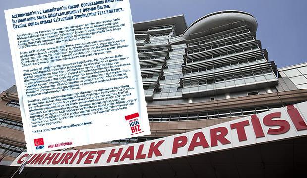 CHP’den skandal bildiri