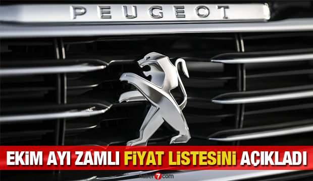 Peugeot Ekim ayı sıfır araç modellerine zam yaptı! 308, 208, 301, 5008 fiyatları...