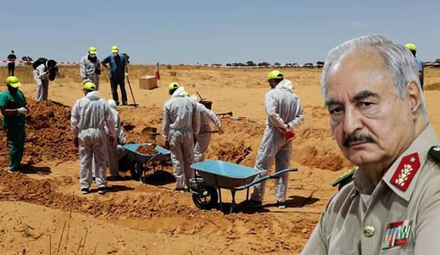 Darbeci Hafter'in katliamları bir bir ortaya çıkıyor! Yeni toplu mezarlar bulundu