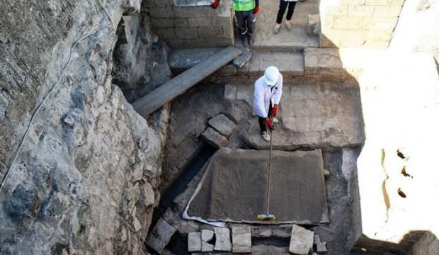 Diyarbakır'da 1800 yıllık kalorifer sistemi bulundu