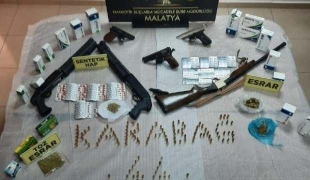 Malatya'da uyuşturucu operasyonu: 3 gözaltı
