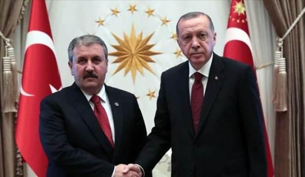 Cumhurbaşkanı Erdoğan'dan, BBP lideri Destici'ye tebrik mesajı