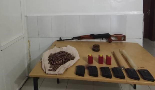Hakkari'de PKK'ya ait silah ve mühimmat ele geçirildi