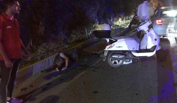 Kuşadası’nda motosikletler çarpıştı: 2 yaralı
