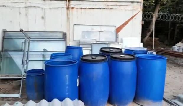 Tekirdağ’da bir buçuk ton kaçak içki ele geçirildi