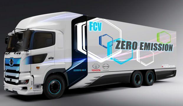 Toyota ve Hino Trucks'tan hidrojen yakıt hücreli araç