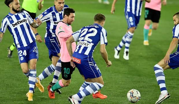 Barcelona, Alaves deplasmanında puan kaybetti