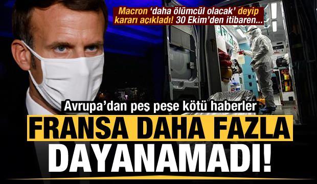 Avrupa'da büyük panik! Kötü haberler peş peşe geldi, Fransa daha fazla dayanamadı