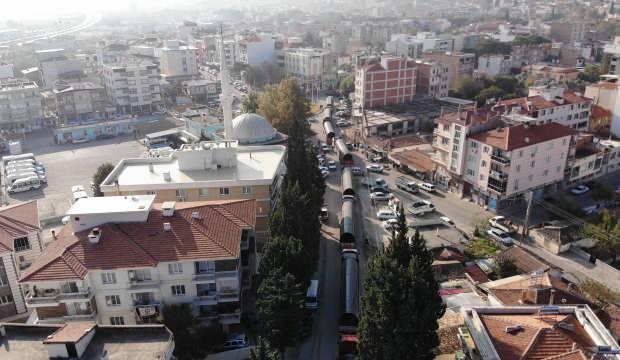 Türkiye'de bir ilk! Dev borular getirildi