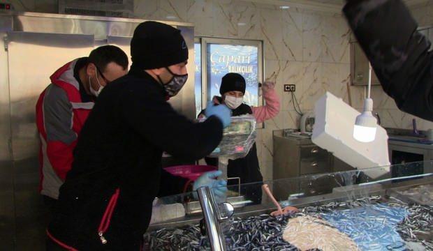 3 TL'ye düştüğünü duyunca akın ettiler: 60 ton hamsiyi 6 saatte tükettiler
