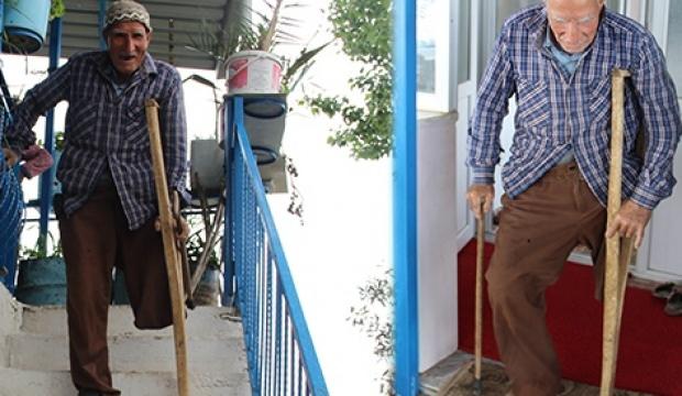 Devlete yük olmamak için protez bacak bile almadı!