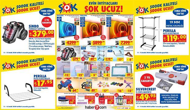 ŞOK 13 Aralık aktüel kataloğu!  Tekstil ve elektrikli ürünlerde Philips LED TV …