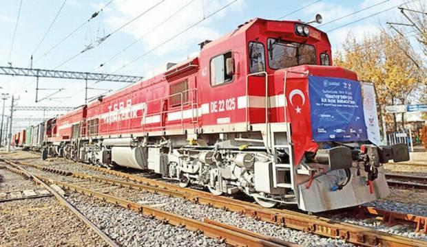 Türkiye'den ayrılan Çin treni Azerbaycan'da - Ekonomi Haberleri