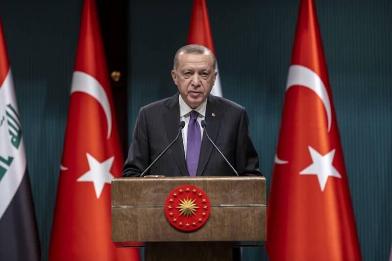 Cumhurbaşkanı Erdoğan ve Irak Başbakanı Kazımi