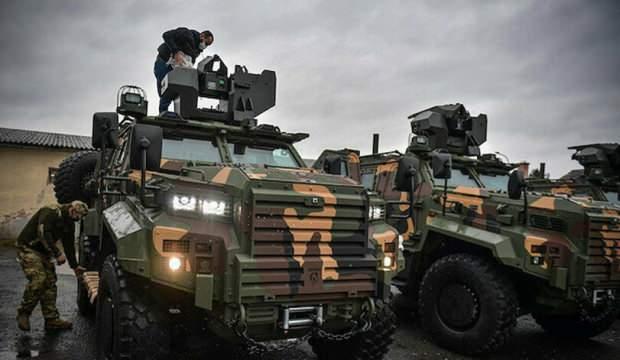 turkiye den 40 adet daha zirhli arac