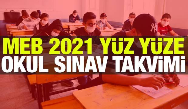 Meb 2021 Yuz Yuze Okul Sinavi Takvimi Ortaokul Ve Lise Sinavlari 4 22 Ocak Ta Basliyor Haber 7 Haber Ofisi