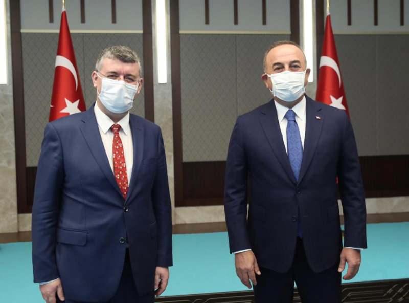 Kanal 7 Ankara Temsilcisi Mehmet Acet ve Çavuşoğlu
