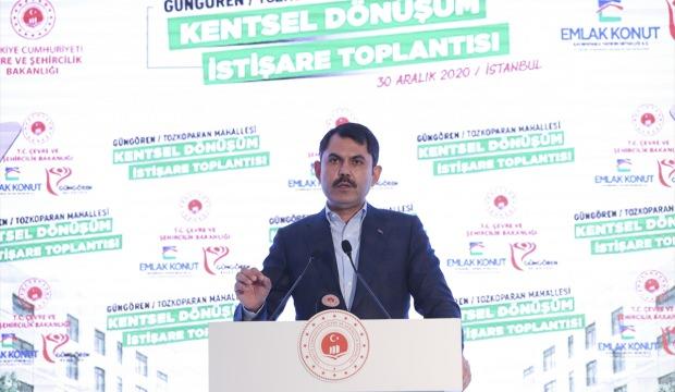 Bakan Kurum Tozkoparan Mahallesi Kentsel Donusum Projesini 1 5 Yil Icerisinde Bitirecegiz Guncel Haberleri