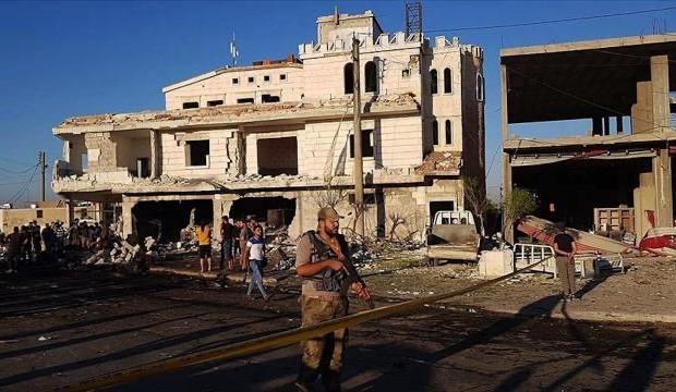 Suriye'nin kuzeyindeki Azez'de bombalı terör saldırılarında 2 sivil yaralandı