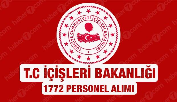 İçişleri Bakanlığı KPSS ile personel alımı! Kadrolar, şartlar ve başvuru...