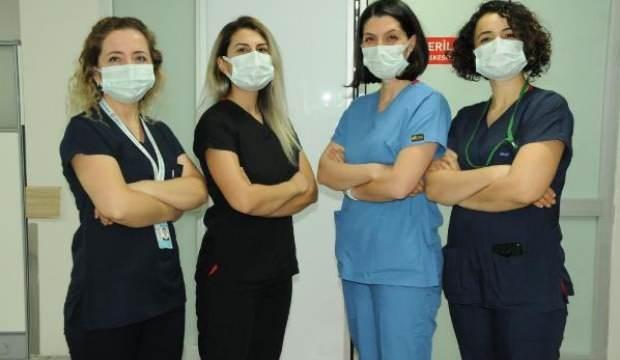 Koronavirüsü yenen 4 hemşireden 'maske' uyarısı