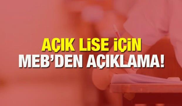 Aol 1 Donem Sinavlari Ne Zaman Yapilacak Meb Den Acik Lise Ogrencileri Icin Beklenen Karar Haber 7 Haber Ofisi
