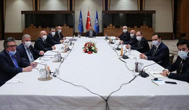 Cumhurbaşkanı Yardımcısı Oktay, ATO heyetini kabul etti