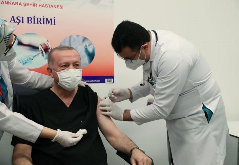 Başkan Erdoğan aşı oldu