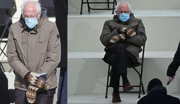Bernie Sanders'ın eldivenlerin sırrı ortaya çıktı