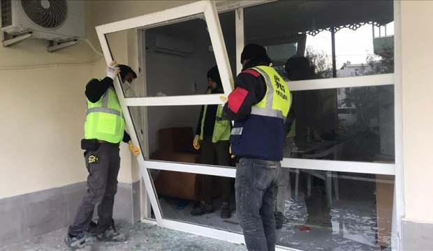 Akkuyu NGS'deki planlı patlatmada evlerde oluşan hasar gideriliyor