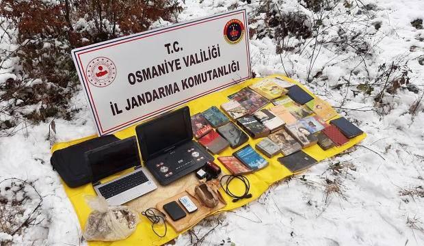 Amanoslar'da PKK'nın cephaneliği ele geçirildi