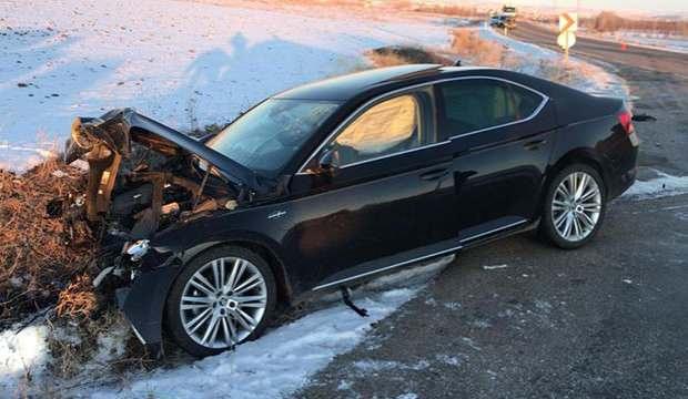 Belediye başkanı ve 1 kişinin yaralandığı kazada, sürücü öldü