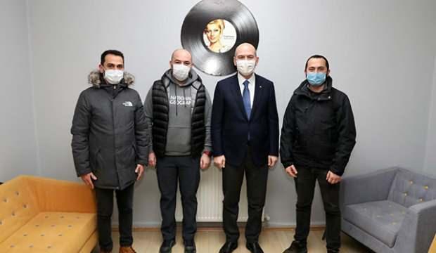 İçişleri Bakanı Süleyman Soylu Polis Radyosu'nu ziyaret etti