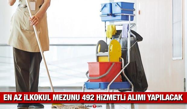 Kamu kurum ve kuruluşlarına 492 hizmetli alımı devam ediyor! Başvurular bugün bitiyor!