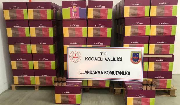 Kocaeli’de 150 bin TL değerinde sahte deodorant ele geçirildi