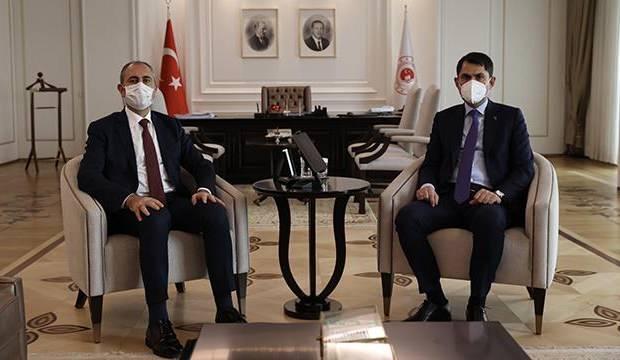 Kurum ve Gül Ankara'da yapılacak yeni adliye binasını görüştü