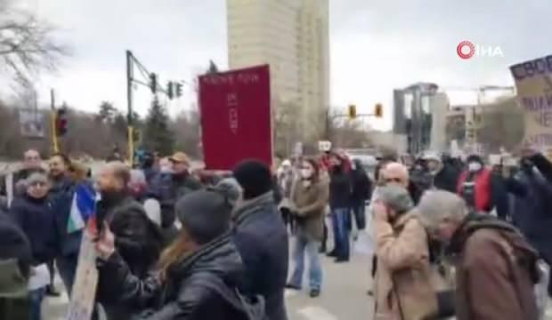 Navalny'nin serbest bırakılması için Bulgaristan’da gösteri düzenlendi