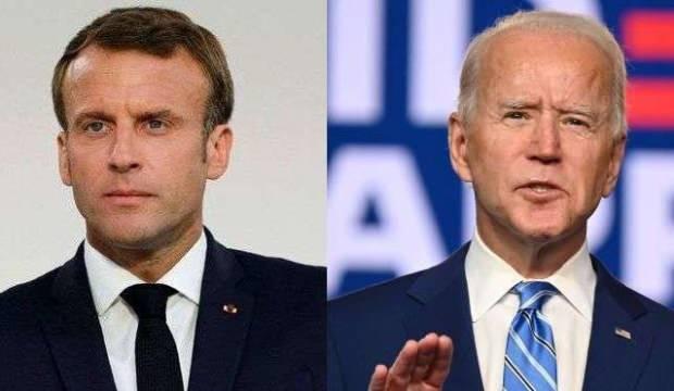ABD Başkanı Biden, Fransa Cumhurbaşkanı Macron ile telefonda görüştü