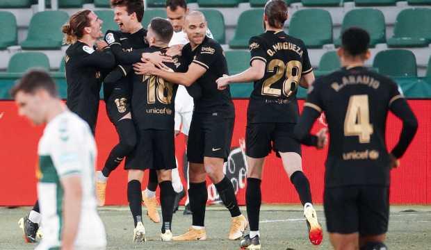 Barcelona, Elche deplasmanından galibiyetle döndü