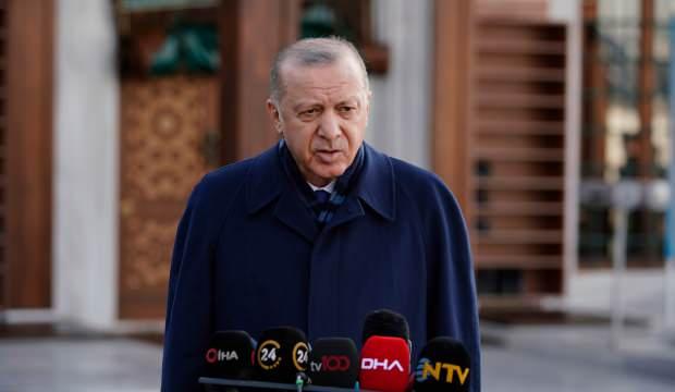 Cumhurbaşkanı Erdoğan şehit ailesine başsağlığı diledi
