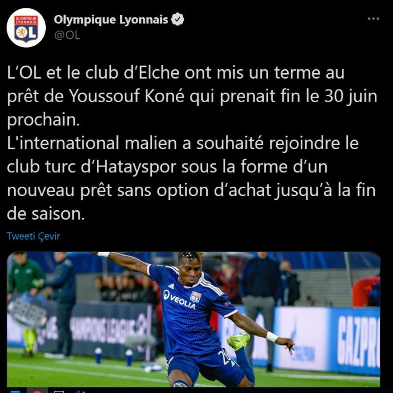 Hatayspor, Lyon'un Malili sol bekini transfer etti!