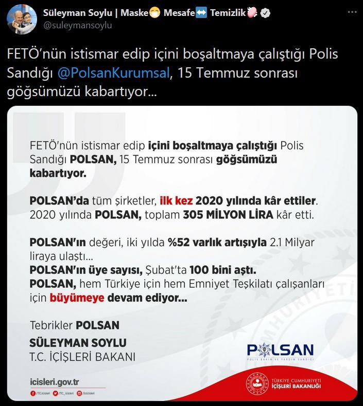 Süleyman Soylu, POLSAN