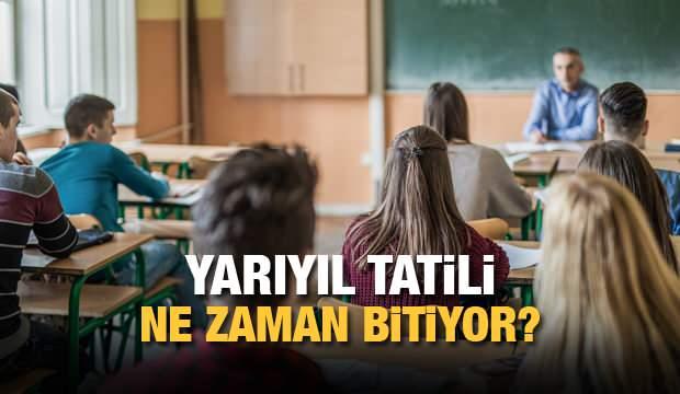 Yarıyıl tatili ne zaman sona eriyor? MEB 2020-2021 eğitim öğretim takvimi!