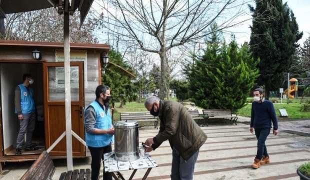 Eyüpsultan'da evsizlere kapılarını açan cami