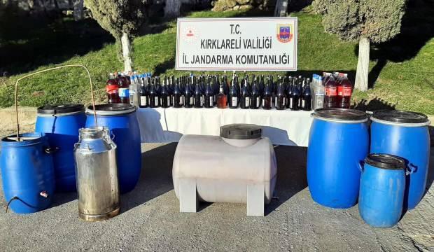 900 litre sahte içki ele geçirildi