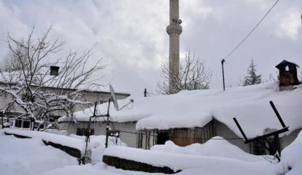 Bitlis’te 115 köy yolu, kardan kapandı